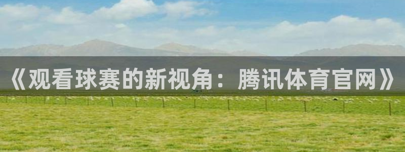 《观看球赛的新视角：腾讯体育官网》
